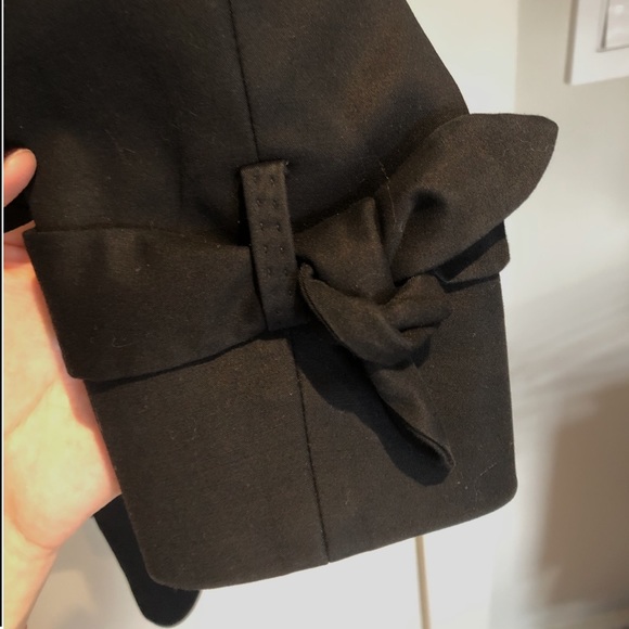 Elie Tahari Black Trench Coat - Picture 2 of 9